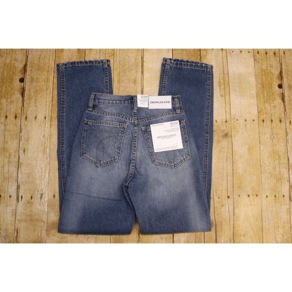 Calvin Klein High Rise Straight jeans Womens 24x30 - Picture 4 of 11